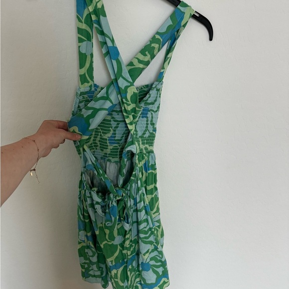 Show Me Your MuMu Green Floral Mini Dress - Picture 4 of 5